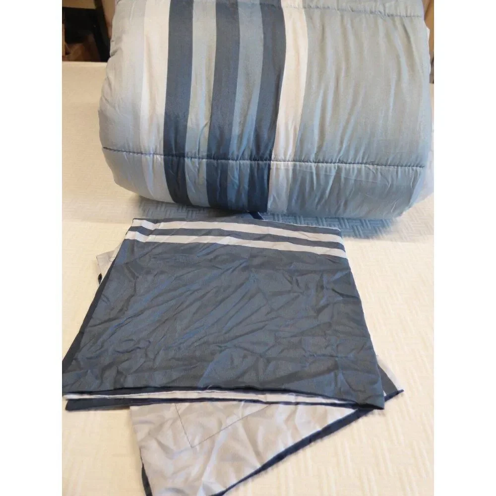PEM AMERICA Cole Stripe 3-Pc. Comforter Mini Set